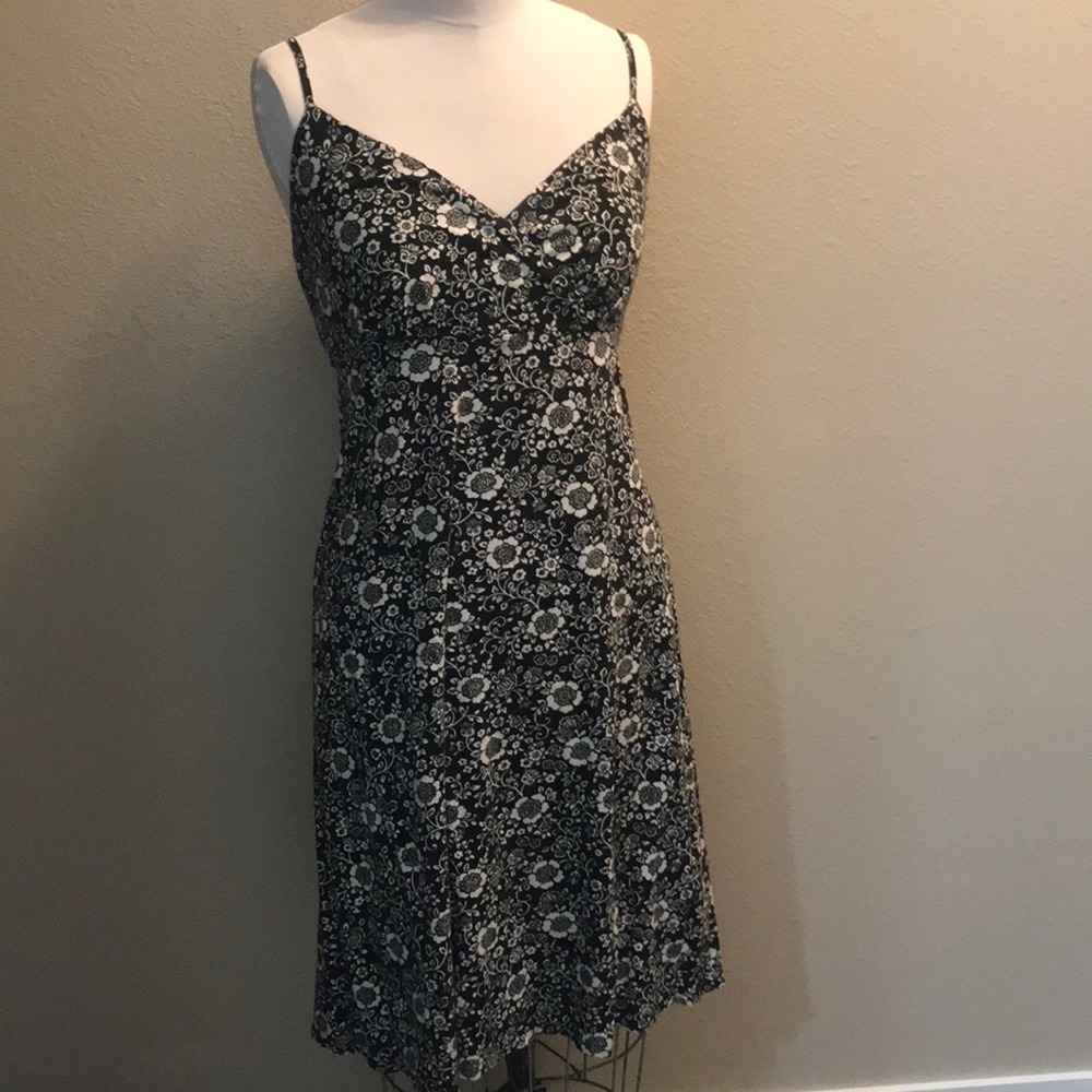 Knit sundress with back tie